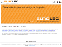 Tablet Screenshot of eurolec.fr